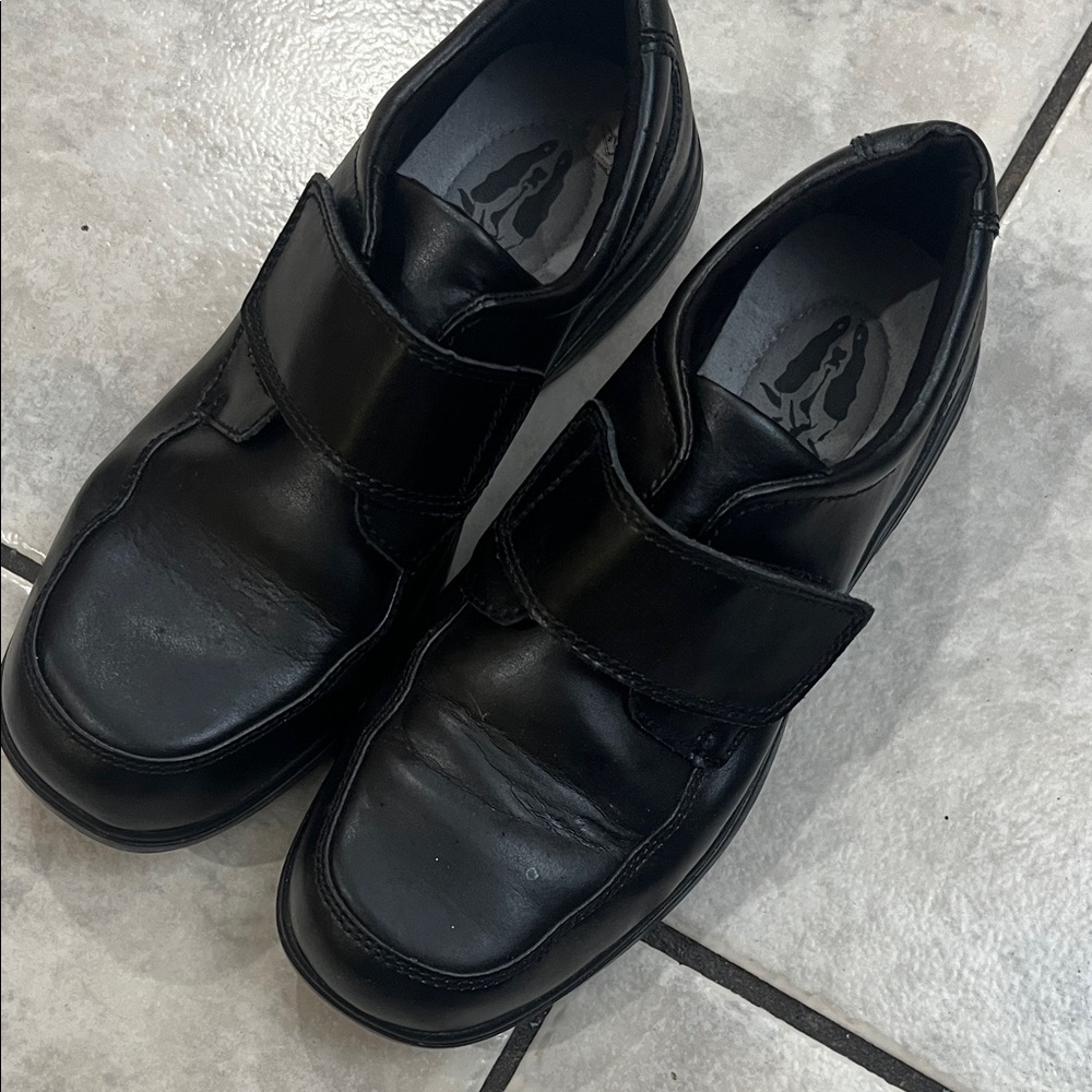 Hush Puppies Kids Black Formal Shoes